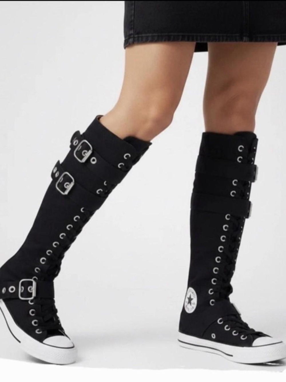 NWOT Converse XX-Hi Buckle Lace-Up Sneakers